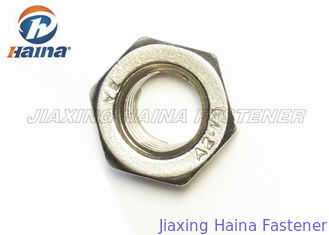 Stainless Steel 304  Plain Color M6 - M36 Metric Thread Hex Head Nuts For Fastening