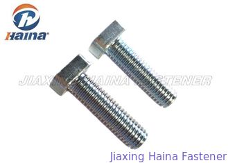 Metric T Bolts Custom Fasteners White Blue Color Cold Heading For Structural Steel