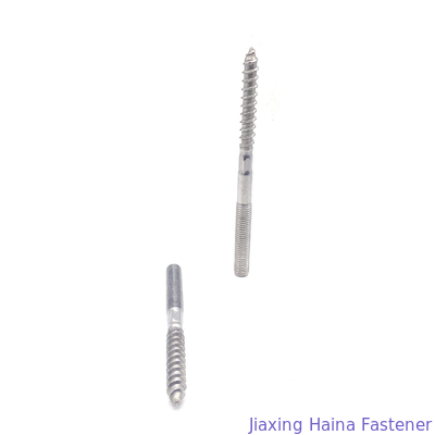 Boulon boisé de cintre du fil A2-70 A4-80 de double tête