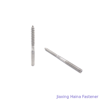 Boulon boisé de cintre du fil A2-70 A4-80 de double tête