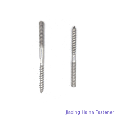 Boulon boisé de cintre du fil A2-70 A4-80 de double tête