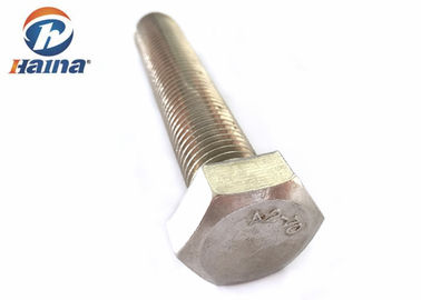 Boulon de haute qualité de tête de sortilège 304 316 de l'acier inoxydable DIN931 pour le prix usine