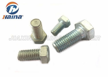 Boulon de sortilège de fil d'acier au carbone galvanisé bleu de DIN933 M16 Gr.8.8 plein