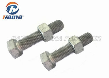 Boulon et joints galvanisés de tête de sortilège 8,8 de l'acier au carbone 4,8 d'immersion chaude