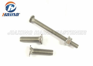 Boulon A270/304 de chariot principal de produit plat de DIN608 Stainaless avec le cou carré