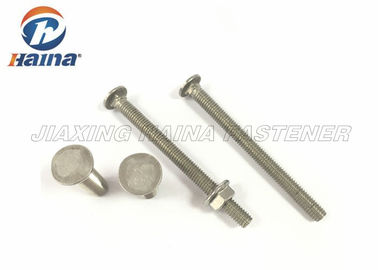 Boulon A270/304 de chariot principal de produit plat de DIN608 Stainaless avec le cou carré