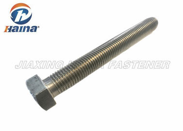 Long plein boulon de sortilège d'acier de construction de fil de SS304 SS316 ASTM F593E