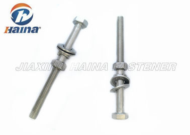304 316 M20 X 90mm boulons et écrous de tête de sortilège de l'acier inoxydable avec des joints