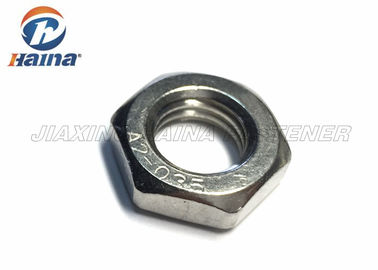 Écrous de sortilège d'acier inoxydable SS304 SS316, hexagone DIN plaqué par Chrome Nuts mince 936