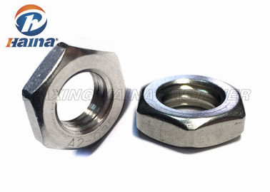 Écrous de sortilège d'acier inoxydable SS304 SS316, hexagone DIN plaqué par Chrome Nuts mince 936