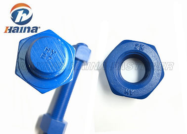 L'acier au carbone d'ASTM A193 B7 B7M a entièrement fileté Rod Nuts Stud Bolts et des écrous