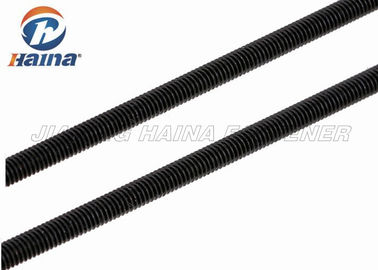 Le revêtement noir matériel de l'acier au carbone DIN975 a entièrement fileté Rod For Building