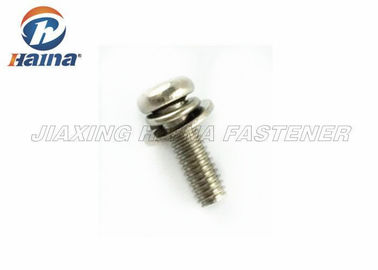 Acier inoxydable enfoncé par croix 304 316 Pan Head Screws et joints