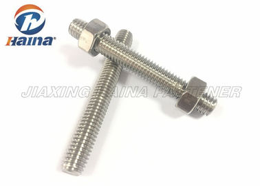 De DIN976 DIN975 A2 304 316 tous les pleins Rod boulons filetés et écrous d'acier inoxydable
