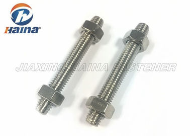 Acier inoxydable A4 304 de M8x60mm 316 tous les barre et écrous entièrement filetés