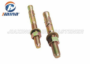 Le zinc jaune M8x25 a plaqué l'ancre de boulon de cale d'acier au carbone d'expansion