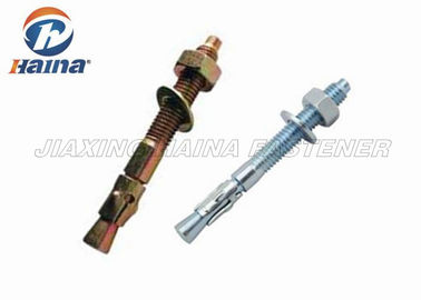 Le zinc jaune M8x25 a plaqué l'ancre de boulon de cale d'acier au carbone d'expansion