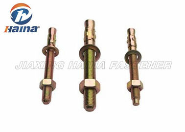 Le zinc jaune M8x25 a plaqué l'ancre de boulon de cale d'acier au carbone d'expansion