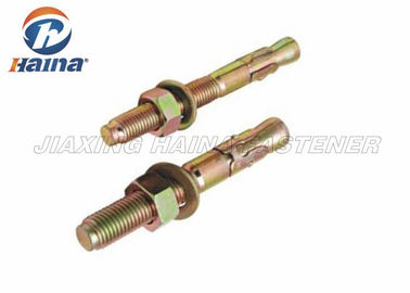 Le zinc jaune M8x25 a plaqué l'ancre de boulon de cale d'acier au carbone d'expansion