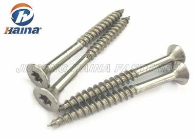 Fil brut principal plat en bois Torx de vis $parker du carton gris CSK de sécurité demi