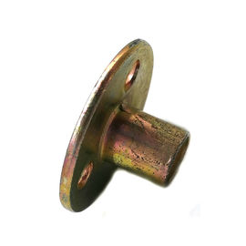 Type rond galvanisé jaune de la base M10 T écrou de pièce en t avec la base ronde de 3 trous