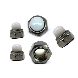 L'hexagone SS304/316 d'écrous d'acier inoxydable d'OEM a couvert d'un dôme les écrous borgnes en nylon blancs