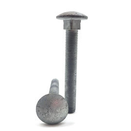 Boulon de chariot principal rond galvanisé de cou de place de la tête M10 M24 de chariot de HDG