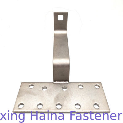 Crochet réglable de toit de tuile de support fait sur commande du panneau solaire 304 316 d'acier inoxydable