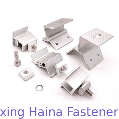 Bride solaire solaire de parenthèse de module de panneau solaire de toit de couture de support avec la vis