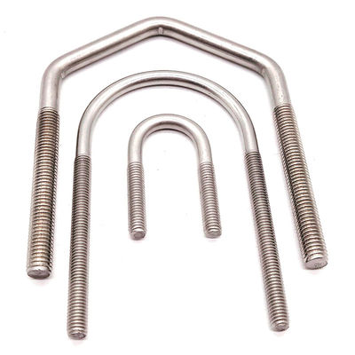Boulons en U en acier de Rod Stainless Steel filetés par tuyau /carbon de système métrique