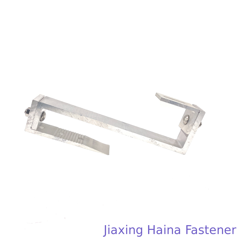 MI bride en aluminium d'extrémité pour le support solaire de dessus de toit moulu ou plat