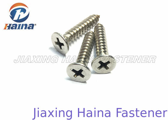 DIN 7982 Stainless Steel 304 Countersunk Head Phillips Self Tapping Screws