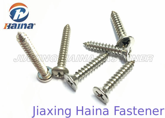 DIN 7982 Stainless Steel 304 Countersunk Head Phillips Self Tapping Screws