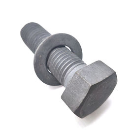 Grade 4.8 6.8 M16 Hot Dip Galvanized Electric Power Fitting Hex Head Bolt