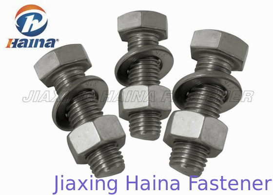 Demi boulons et écrou de pouce de la tête ss304 ss316 M4-M36 d'hexagone de fil de gigaoctet